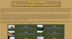 Desktop Screenshot of paloaltotothepacific.org